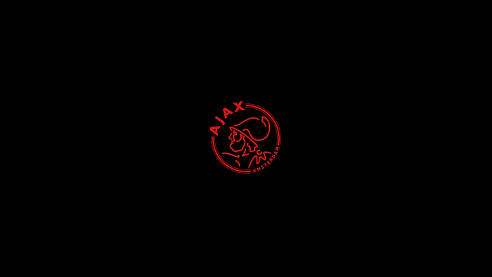 AFC Ajax red outline logo