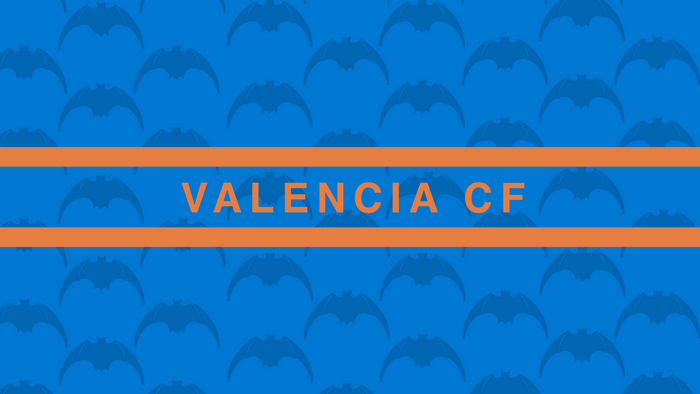 Valencia CF Soccer Club Bat Pattern