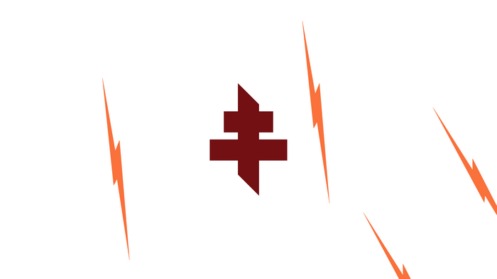 FC Metz Emblem with Lightning Bolts
