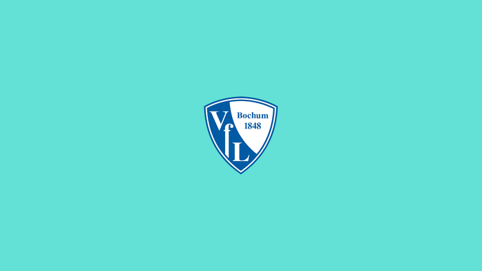 VfL Bochum Logo on Teal Background