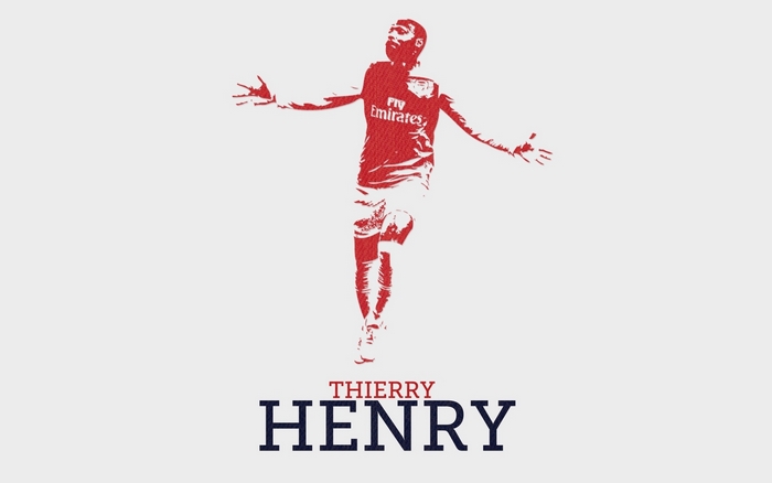 Thierry Henry's iconic Arsenal celebration silhouette