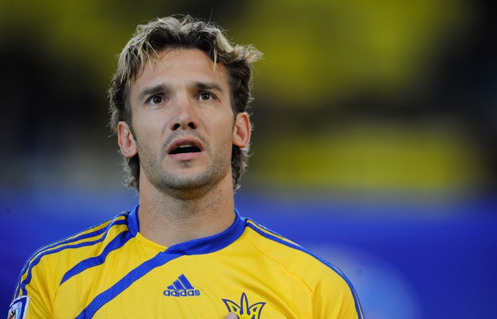Andriy Shevchenko in Ukraine National Football Team jersey 4K