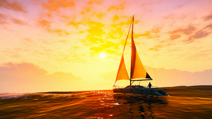Majestic Sunset Sailboat in GTA Online