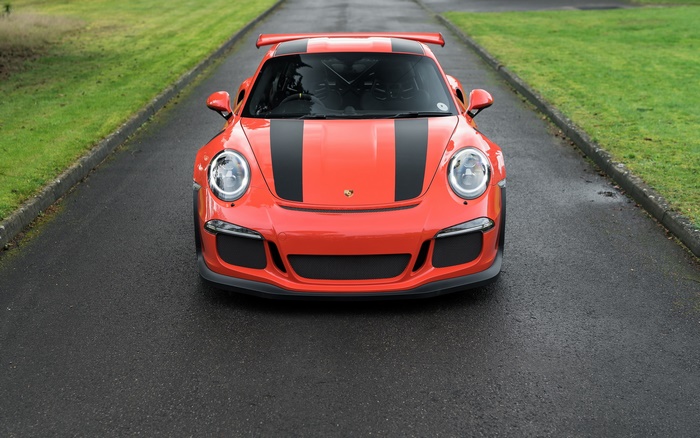 Red Porsche 911 GT3 RS Sport Car