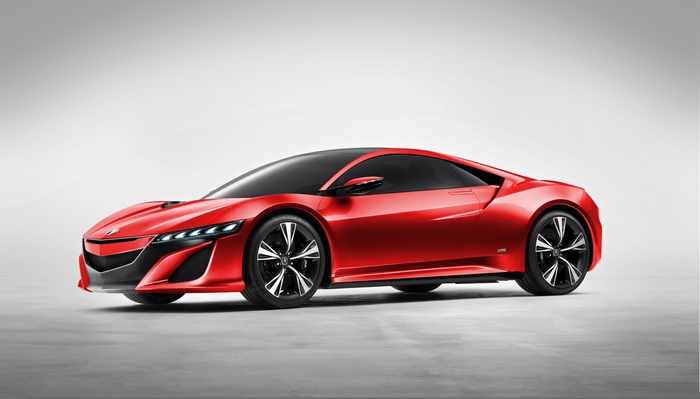 Red Acura NSX Supercar 4K