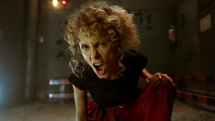 Stockholm's intense scream in Money Heist