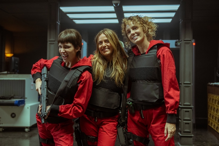Money Heist: Tokyo, Lisbon, and Stockholm smiling