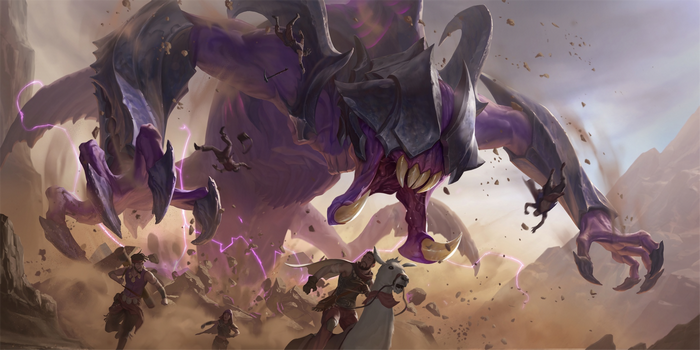 Rek'Sai's Rampage in the Desert