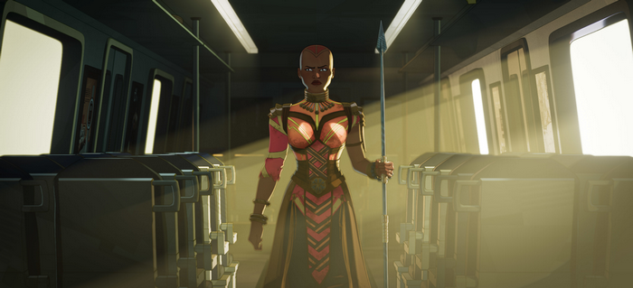 Okoye stands ready in What If...? train