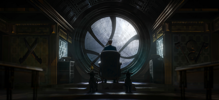Doctor Strange at the Sanctum window from What If...?
