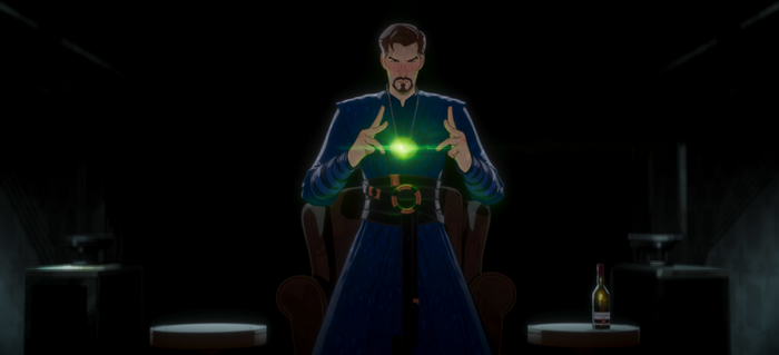 What If...? Doctor Strange manipulating green magic