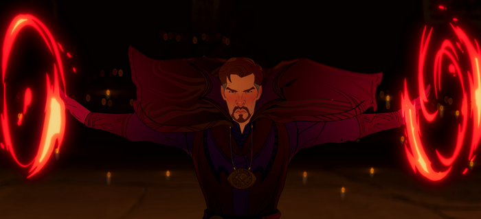 Doctor Strange unleashes red magic in What If...?