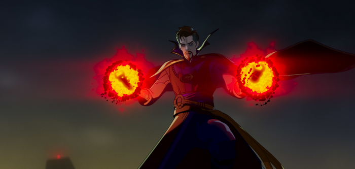What If...? Doctor Strange Supreme wielding red magic