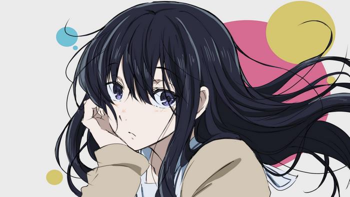Naoka Ueno from A Silent Voice looking thoughtful