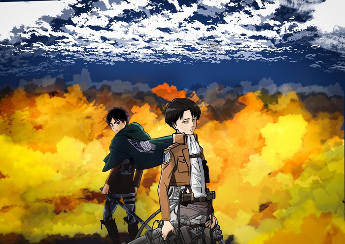 Attack On Titan HD, Levi Ackerman, Eren Yeager, HD Wallpaper | Rare Gallery