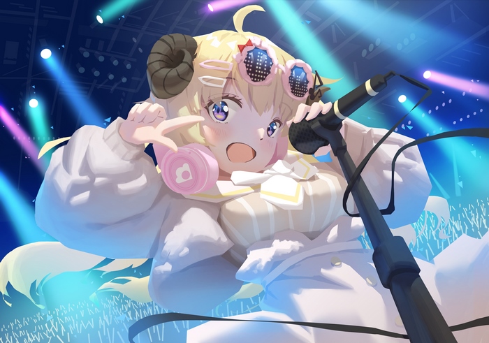 Tsunomaki Watame Energetic Live Concert Performance