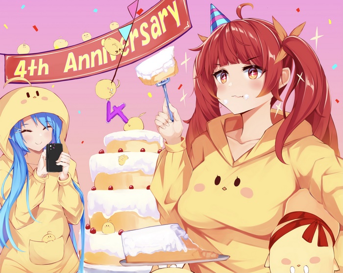 Azur Lane Helena and Honolulu Celebrate 4th Anniversary