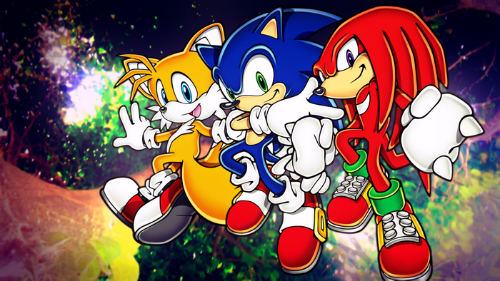 Team Sonic Featuring Sonic, Tails, and Knuckles