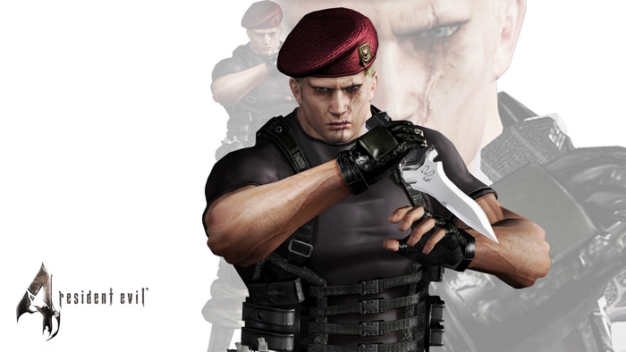 Jack Krauser Preparing Knife Resident Evil 4