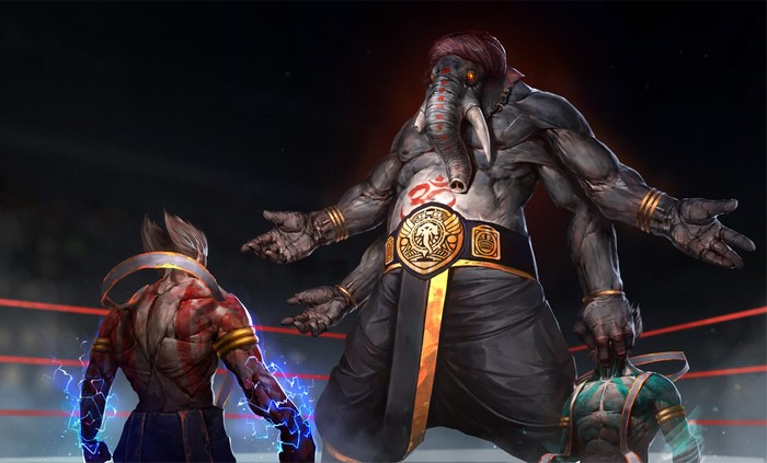 Ganesha the Champion in the Ring