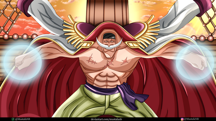 Whitebeard Edward Newgate unleashing power in One Piece