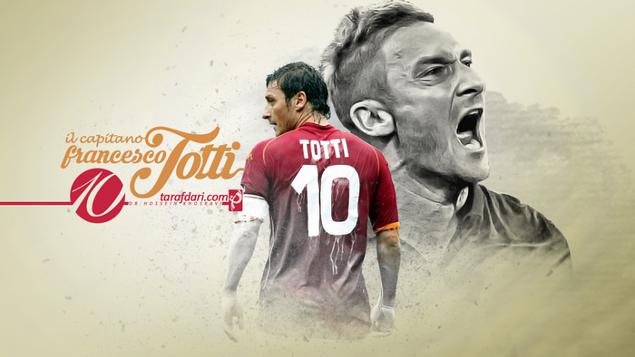 Francesco Totti, A.S. Roma's Captain Number 10