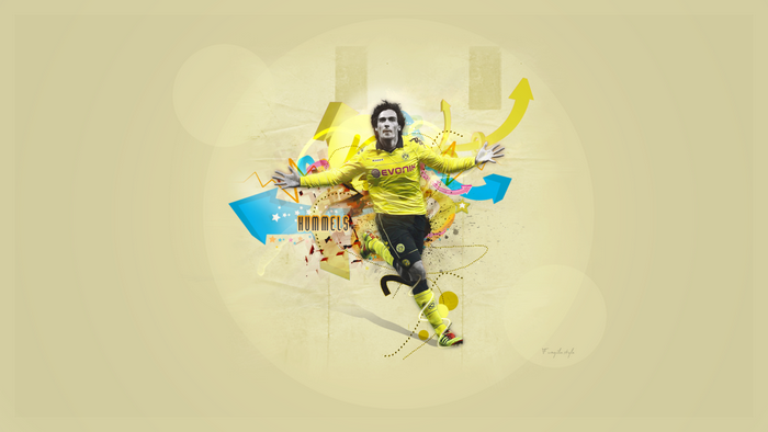 Mats Hummels Borussia Dortmund Dynamic Art