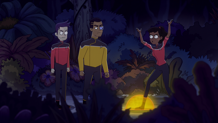 Star Trek: Lower Decks crew's strange jungle discovery
