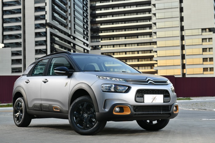 Citroën C4 Cactus X-Series SUV against modern buildings