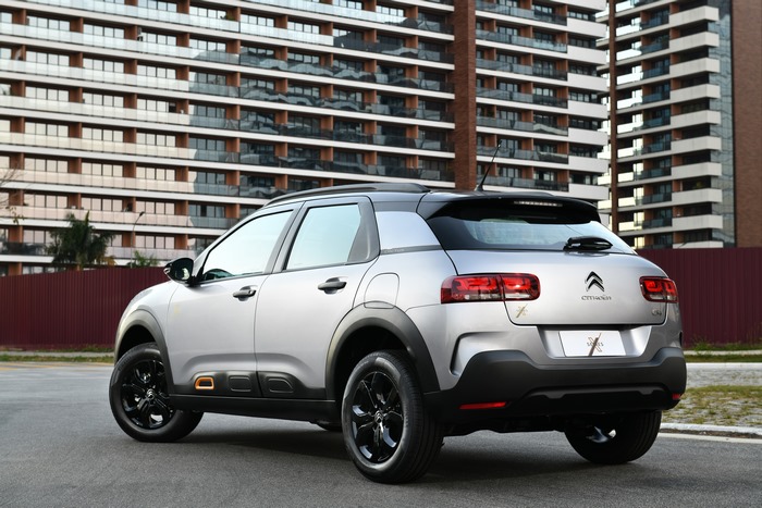 Silver Citroën C4 Cactus X-Series SUV in urban setting