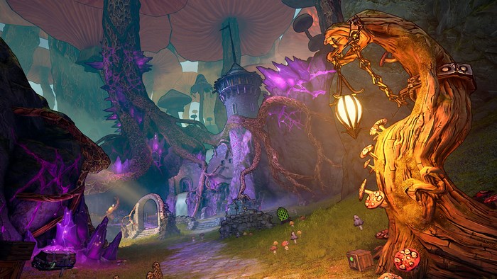 Tiny Tina's Wonderlands: Enchanted Mushroom Forest with Crystals