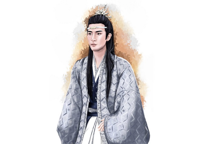 Lan Xichen from The Untamed digital art