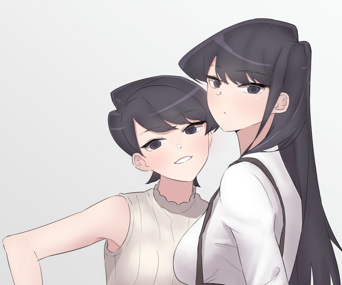 Komi Shouko and Shuuko from Komi Can't Communicate