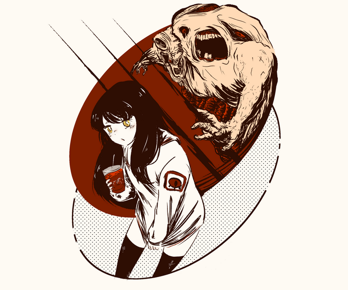 Mieruko-chan: Miko Yotsuya and the monster