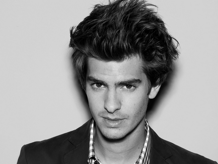 Andrew Garfield Black and White Portrait