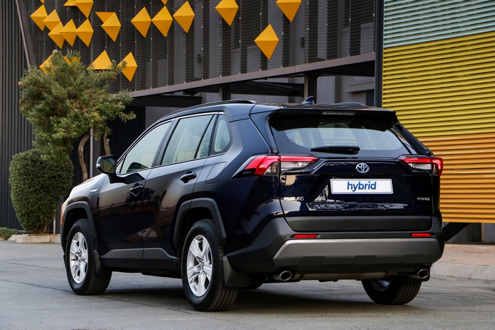 Dark Blue Toyota RAV4 Hybrid SUV