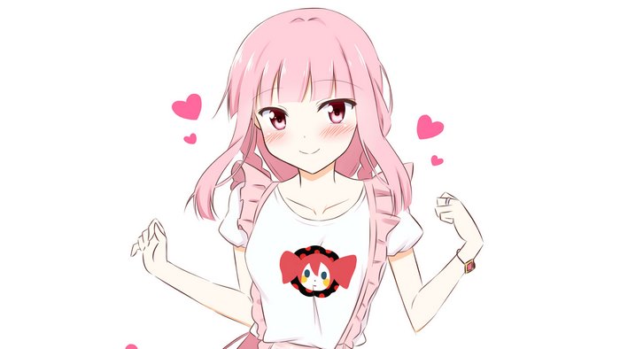 Iroha Tamaki with Gomakashi shirt from Madoka Magica