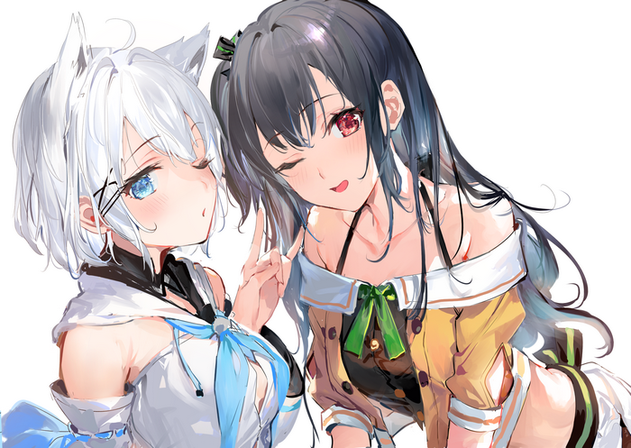 Siesta and Nagisa from The Detective Is Already Dead