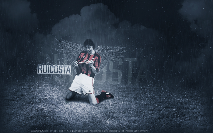 Rui Costa A.C. Milan legend with wings