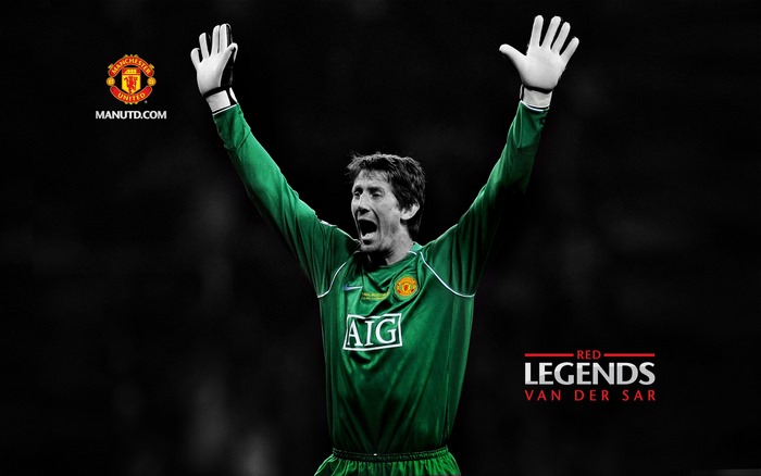 Edwin Van Der Sar Manchester United Legend Celebration
