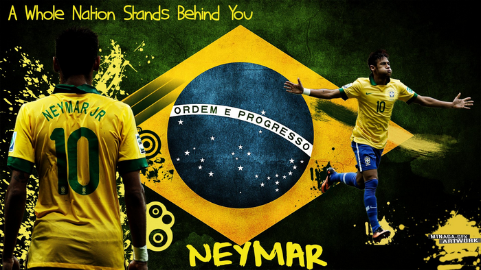 Neymar Jr Brazil National Football Team Celebration