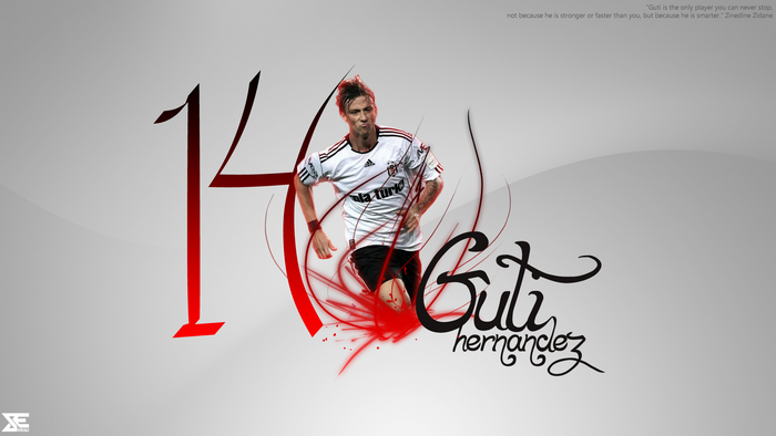 Guti Beşiktaş J.K. Number 14 Footballer