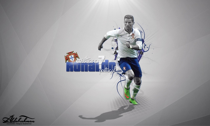 Cristiano Ronaldo Portugal National Team Action Shot