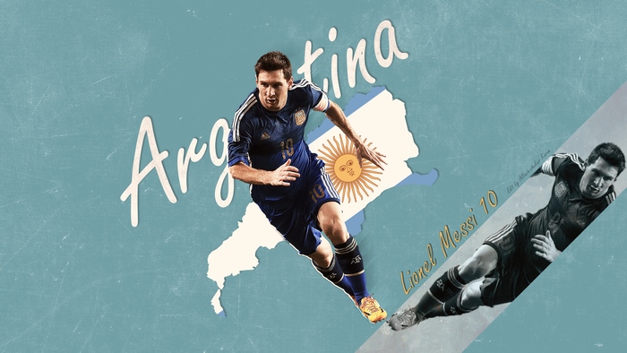 Lionel Messi Argentina National Football Team Art