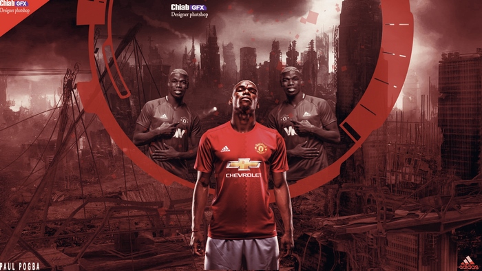 Paul Pogba Manchester United: Red Warrior in Ruined City