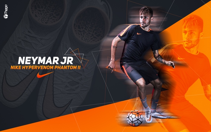 Neymar Jr. Nike Hypervenom Phantom II Football