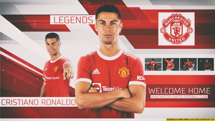 Legends Cristiano Ronaldo Welcome Home Manchester United