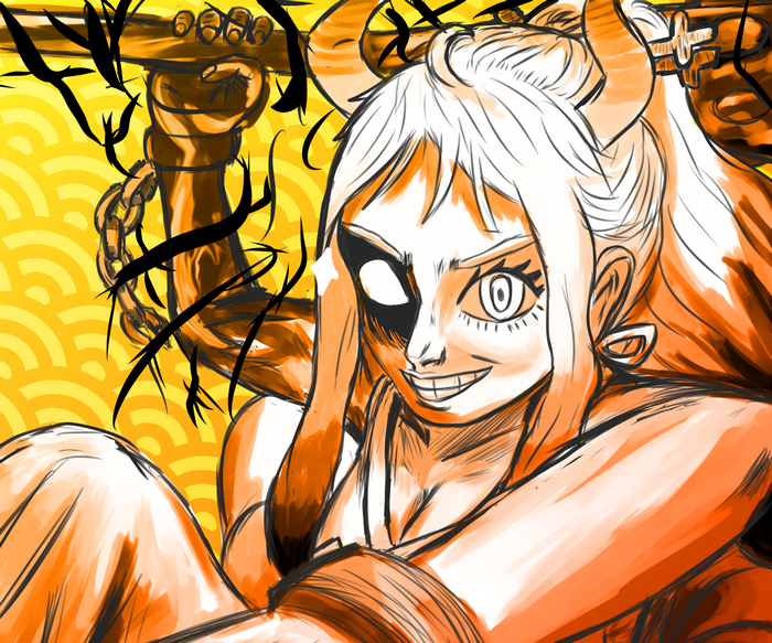 Yamato One Piece: Fierce Orange Warrior