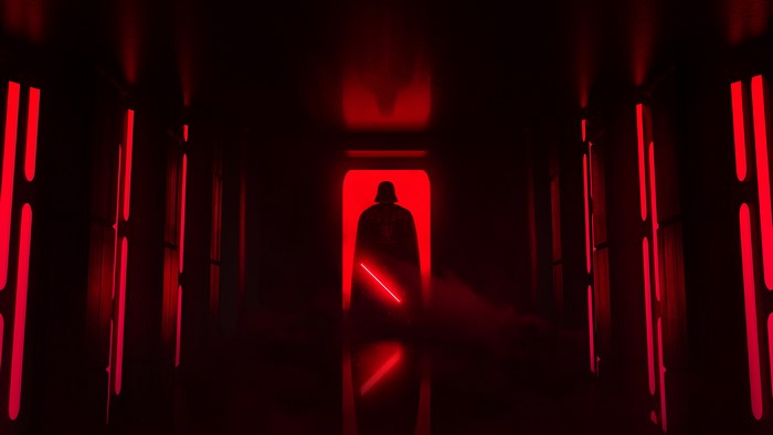 Darth Vader Red Corridor Scene