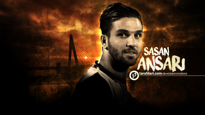 Sasan Ansari, Iranian Soccer Player with Sunset Bridge